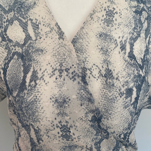 VERONICA M. Snakeskin Tunic Mini Dress - Picture 2 of 9